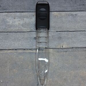 Pampered Chef Adjustable Black and Clear 1 Teaspoon Measuring Spoon